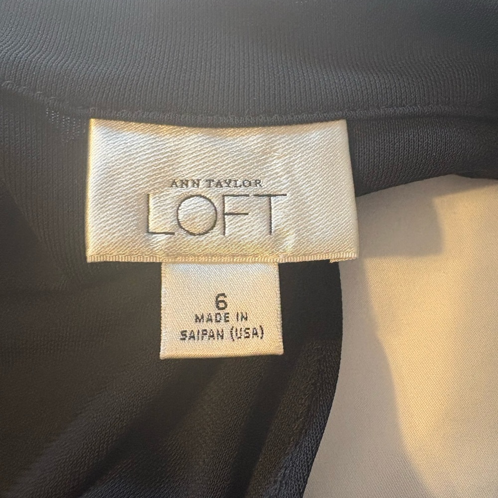 LOFT Black Dress